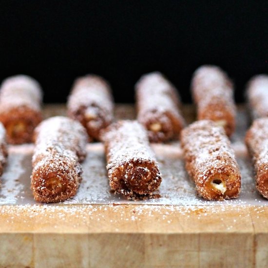 Pumpkin French Toast Roll-ups