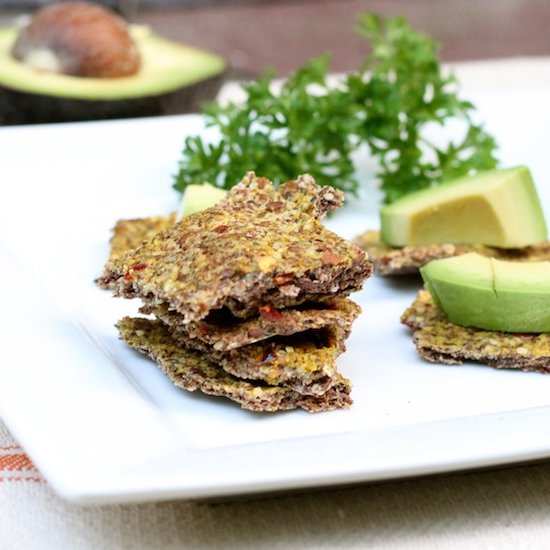 Flaxseed Gluten Free Crackers