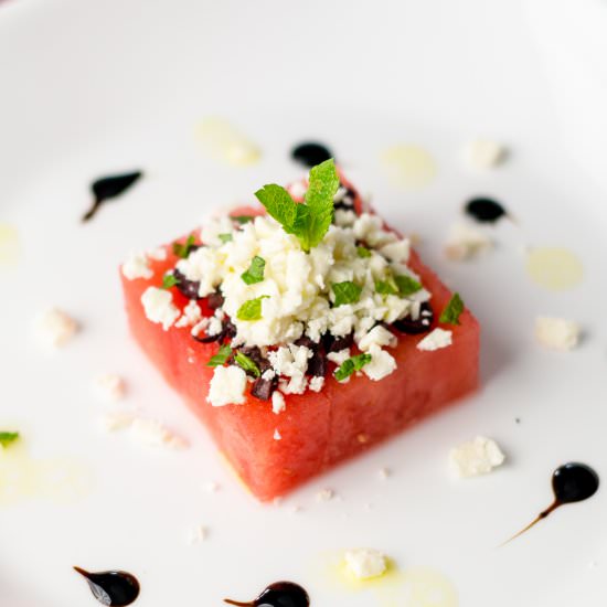 Fresh Watermelon Salad Appetizer