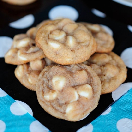 White Chocolate Cinnamon Cookies