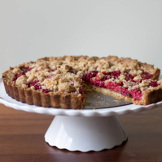 Raspberry Crumble Tart