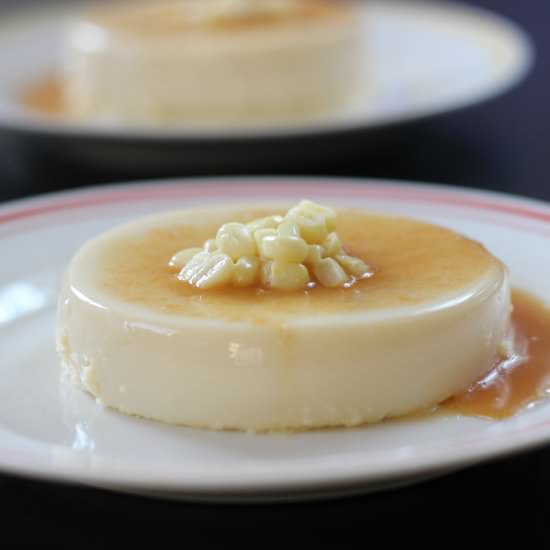 Caramel Corn Panna Cotta