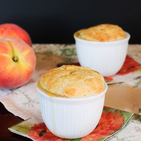 Mini Peach Cobblers