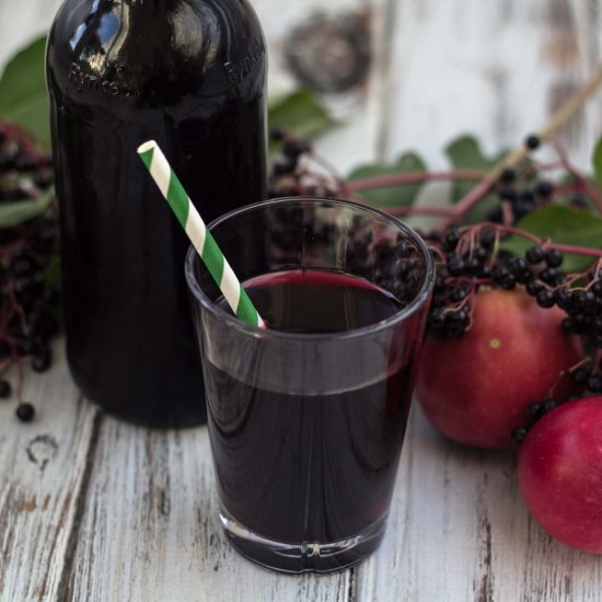 Homemade Elderberry Juice