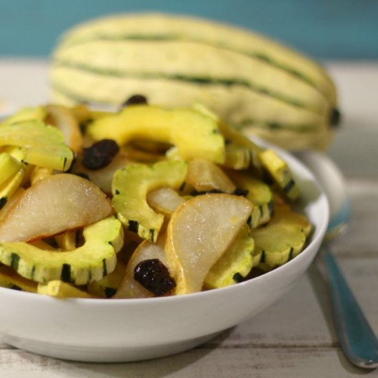 Roasted Delicata Squash and Pear