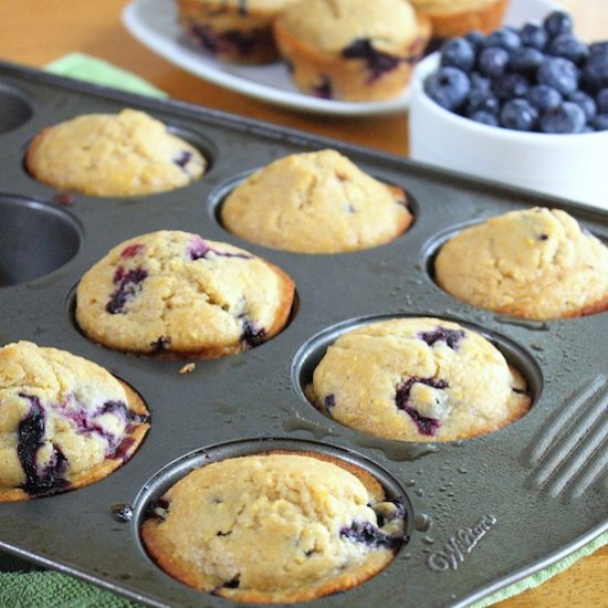 Blueberry Corn Muffins