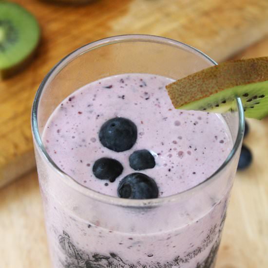 Blueberry-Kiwi Lemonade Shake