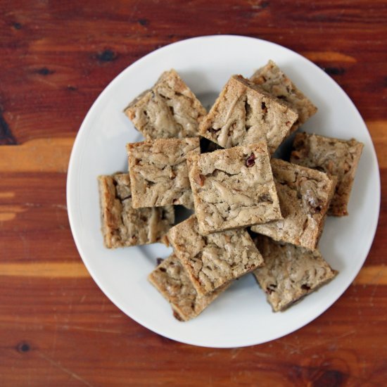 Brown Butter Blondies with Pecans