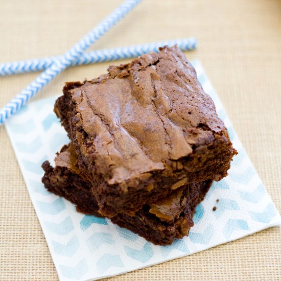 Double Chocolate Fudge Brownies