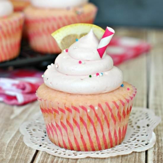 Pink Lemonade Cupcakes