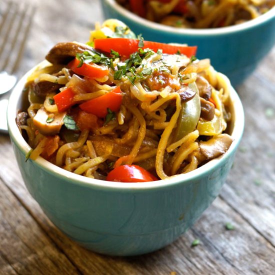 Cajun Zucchini Noodle Pasta