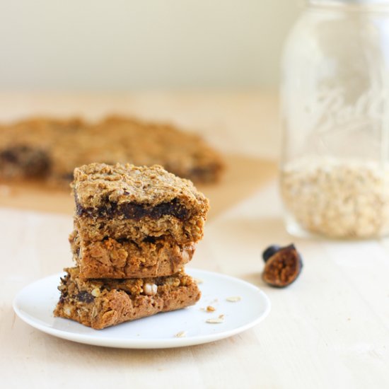 Oatmeal Fig Newton Bars