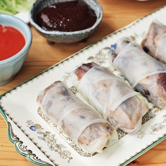 Crispy Duck Summer Rolls