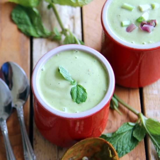 Avocado Cucumber soup