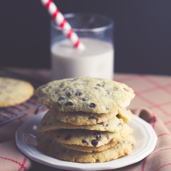 GF super soft chocolate chip cookie