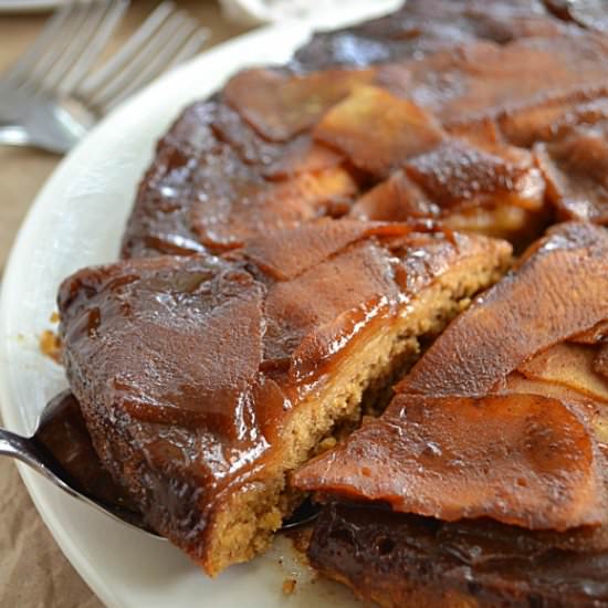 Caramel Apple Upsidedown Cake