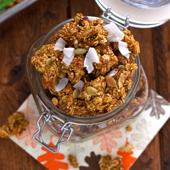 Crunchy Pumpkin Spice Granola