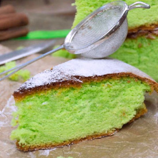 Pandan Chiffon Cake