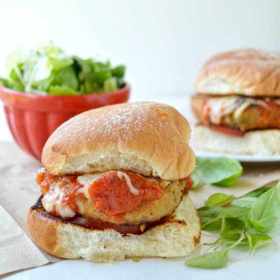 Chicken Parm Burgers