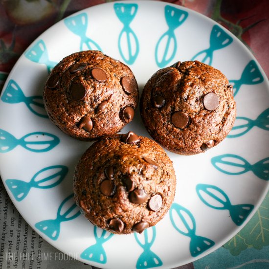 Chocolate-Coffee Chocolate Chip Muffins