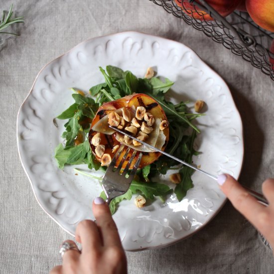 Grilled Peach Salad