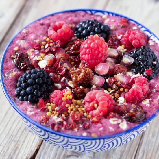 Vegan Acai Ice Cream Bowl