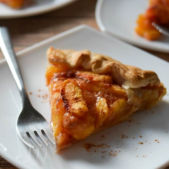 Ginger Peach Galette