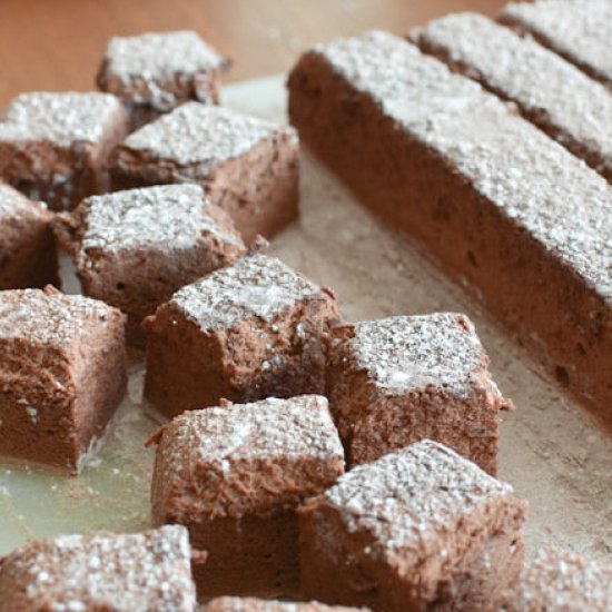 Homemade Chocolate Marshmallows