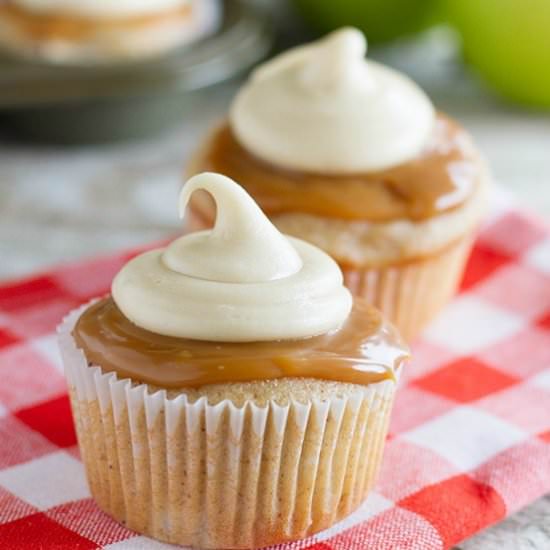 Carmel Apple Cupcakes