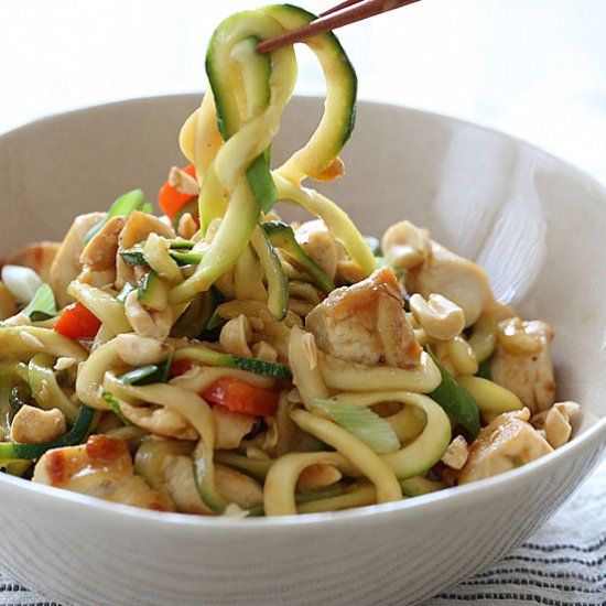 Kung Pao Chicken Zoodles