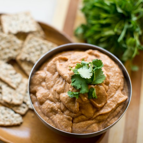 Mixed bean and chipotle dip