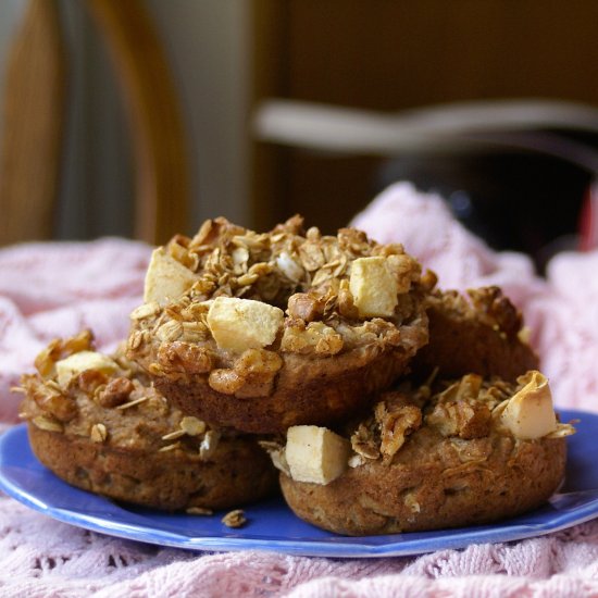 Apple Granola Breakfast Donuts