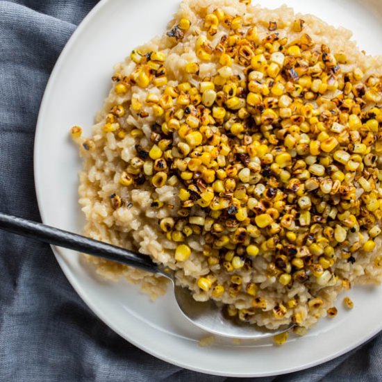 Charred Corn Risotto