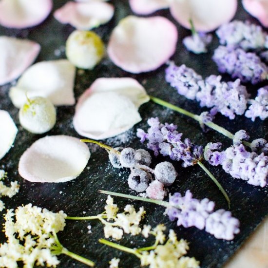 Crystallised Flowers and Berries