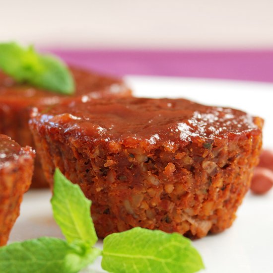 Nut Roast with BBQ Glaze