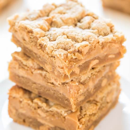 Peanut Butter Sandwich Cookie Bars