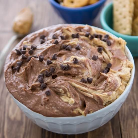 Peanut Butter Brownie Batter Dip