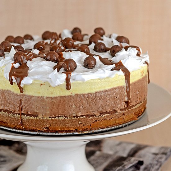 Ice Cream Cake with Malt Balls