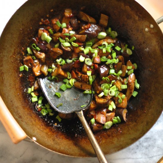 Sichuan Eggplant with Bacon