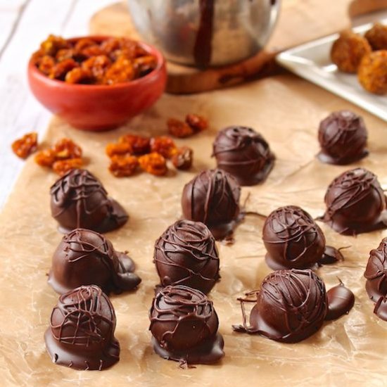 Golden Berry Truffles