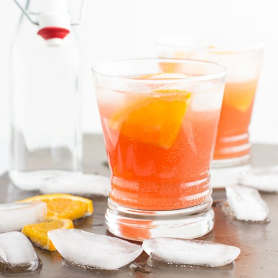 Cranberry Orange Spritzer Cocktail