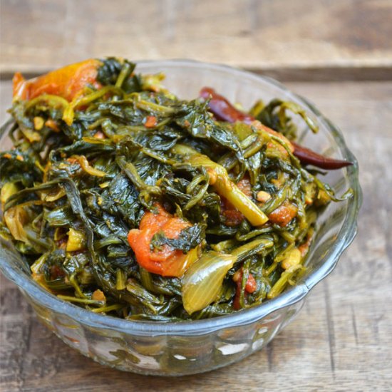 Kusm Bhaji Saag | Safflower Leaves