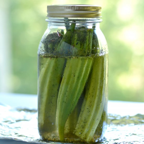 Refrigerator Pickled Okra