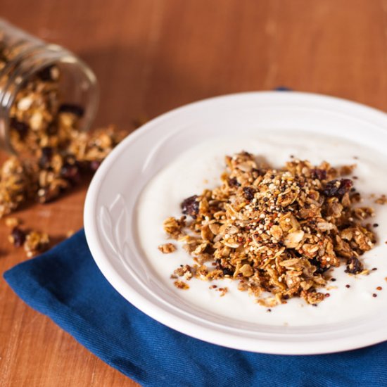 Quinoa Pumpkin Spice Granola