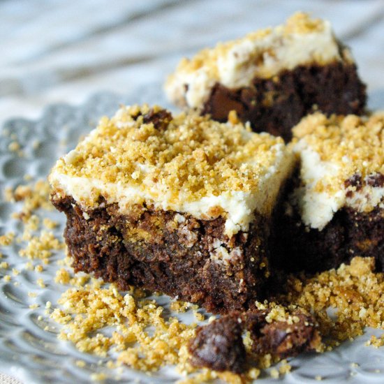 Brown Butter Frosted Brownies