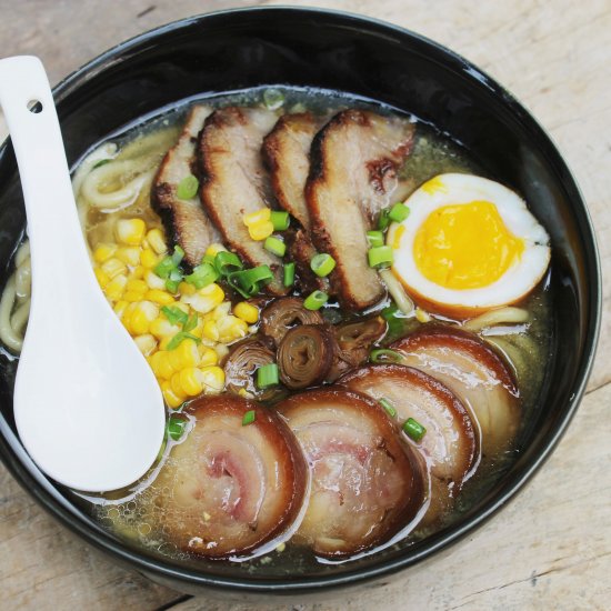 Tonkotsu Ramen Chashu Pork Tamago