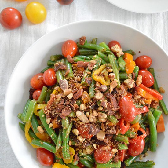 Green Beans and Bacon Vinaigrette