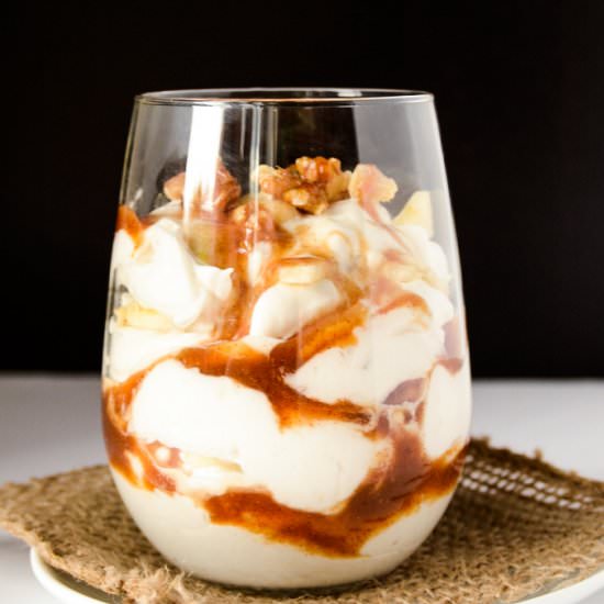 Caramel + Banana Cream Parfaits