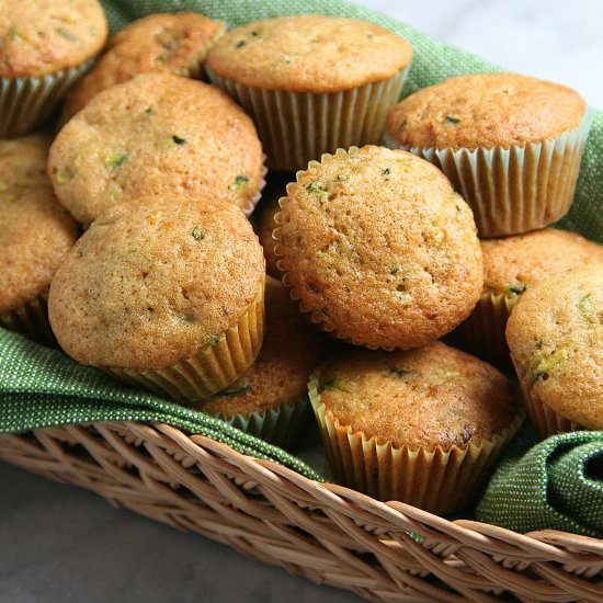 Zucchini-Chocolate Chip Muffins