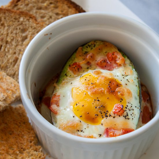 Baked Egg Avocado Toast